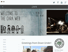 Tablet Screenshot of cara-music.com